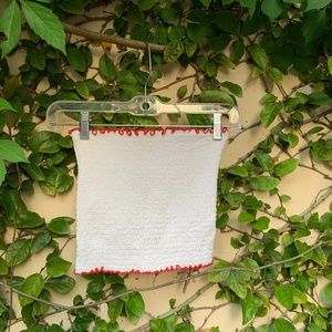 Brandy Melville strapless crop top